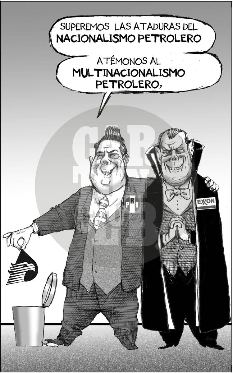 Fuera Lastres, cartón de El Fisgón
