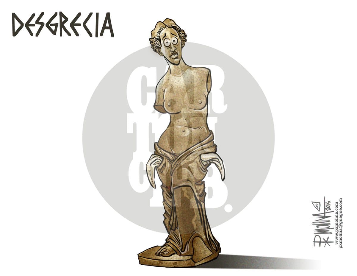 Grecia, cartón de PxMolina