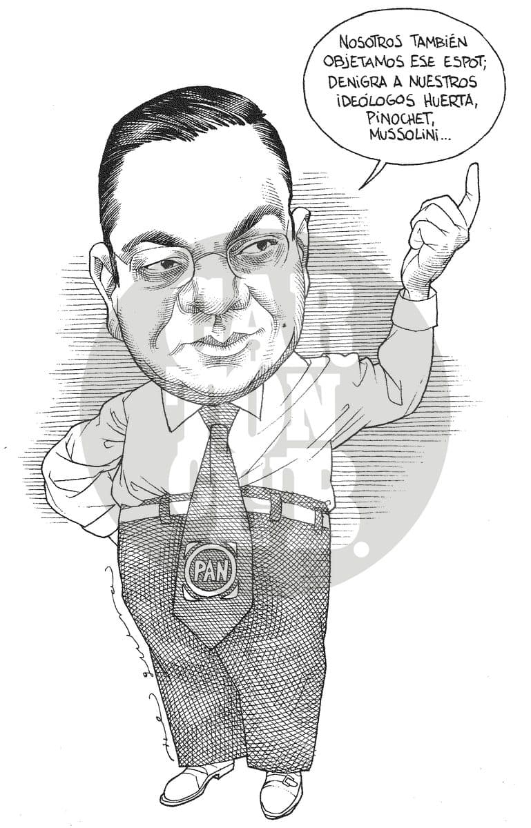 Guerra sucia, cartón de Helguera