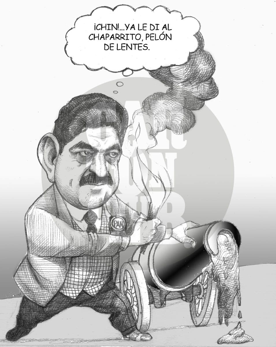 Guerra Sucia, cartón de El Fisgón