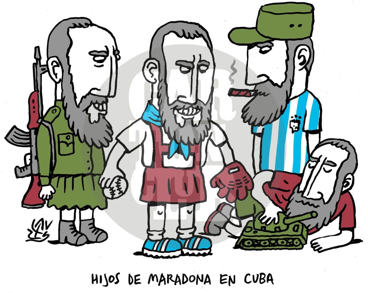 Hijos cubanos de Maradona