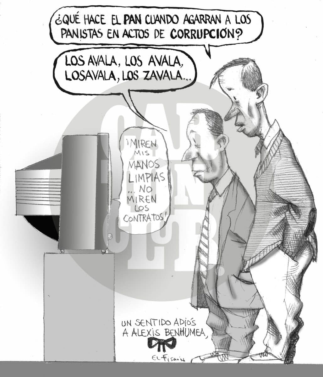 (Imp) unidad panista, cartón de El Fisgón