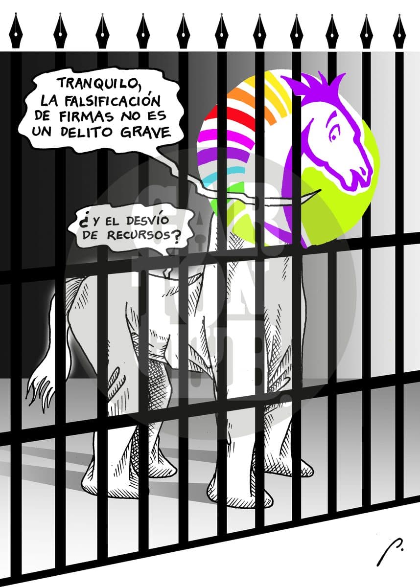 Interdependientes, cartón de José Luis Perujo
