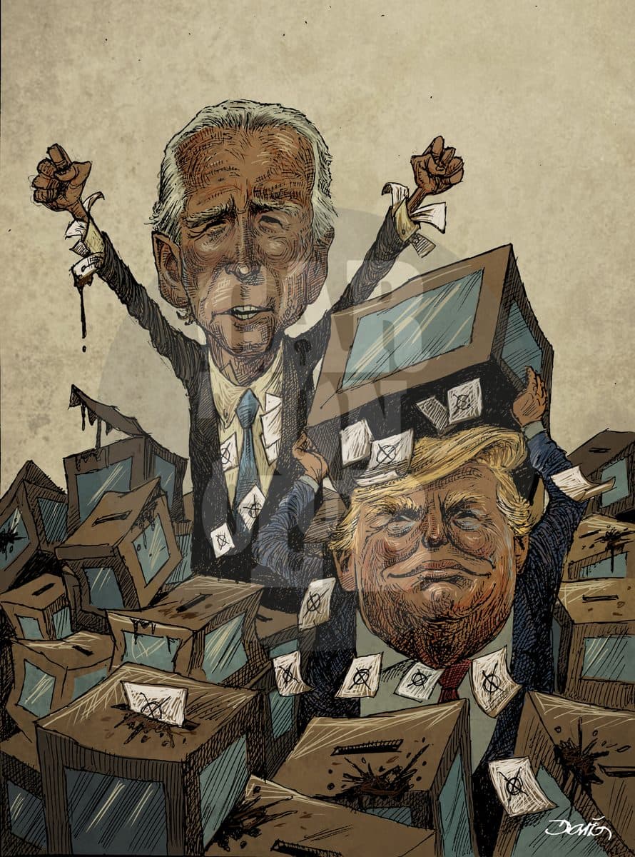 La batalla electoral.