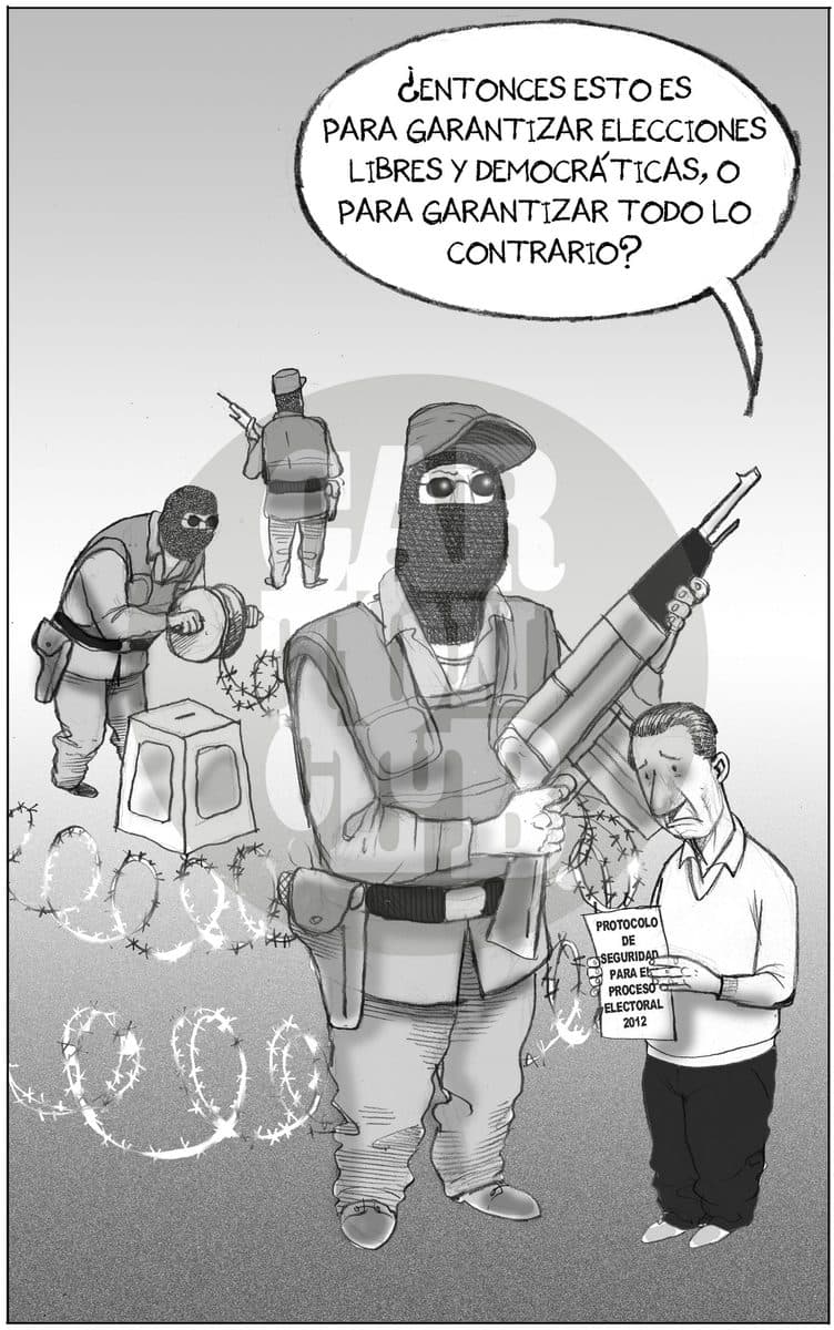 La duda cabe, cartón de El Fisgón