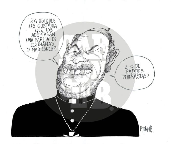 La frase de la semana., cartón de Kemchs