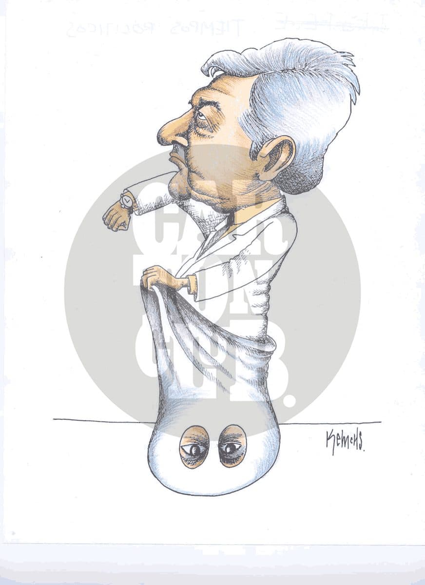La hora del arranque color, cartón de Kemchs