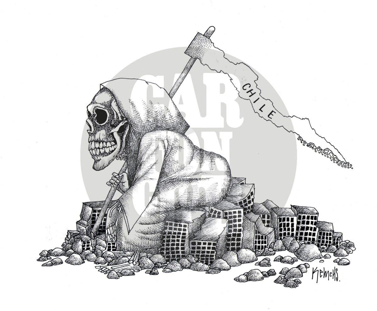 La indeseada, cartón de Kemchs