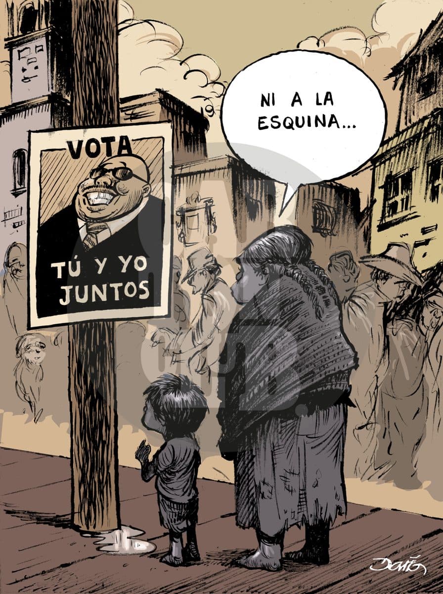 La invitación., cartón de Darío Castillejos