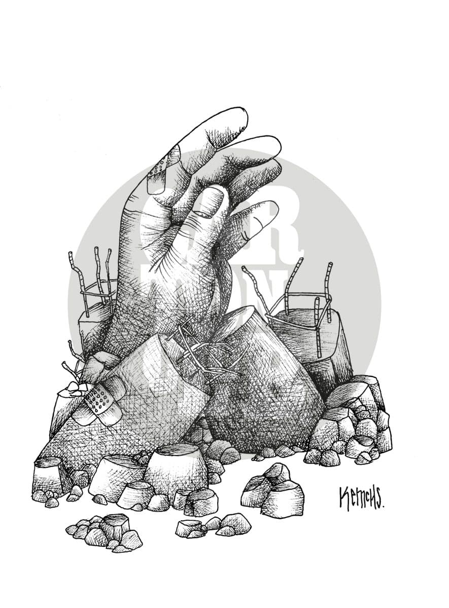La izquierda, cartón de Kemchs