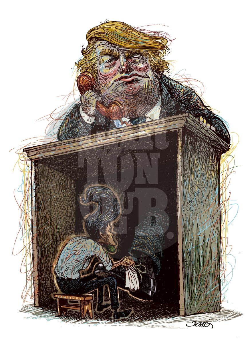 La Llamada, cartón de Darío Castillejos