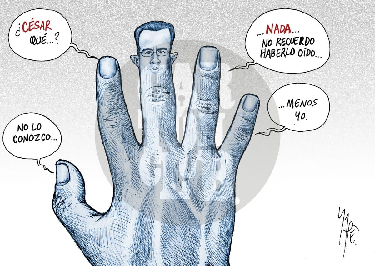 La mano de Calderón