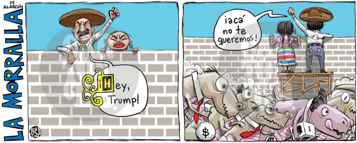 La Morralla, cartón de Alarcón