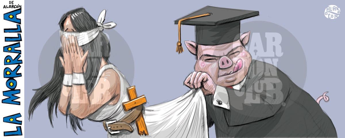 La Morralla, cartón de Alarcón