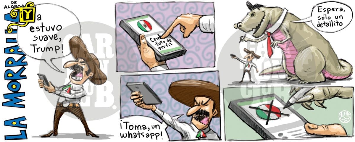 La Morralla, cartón de Alarcón