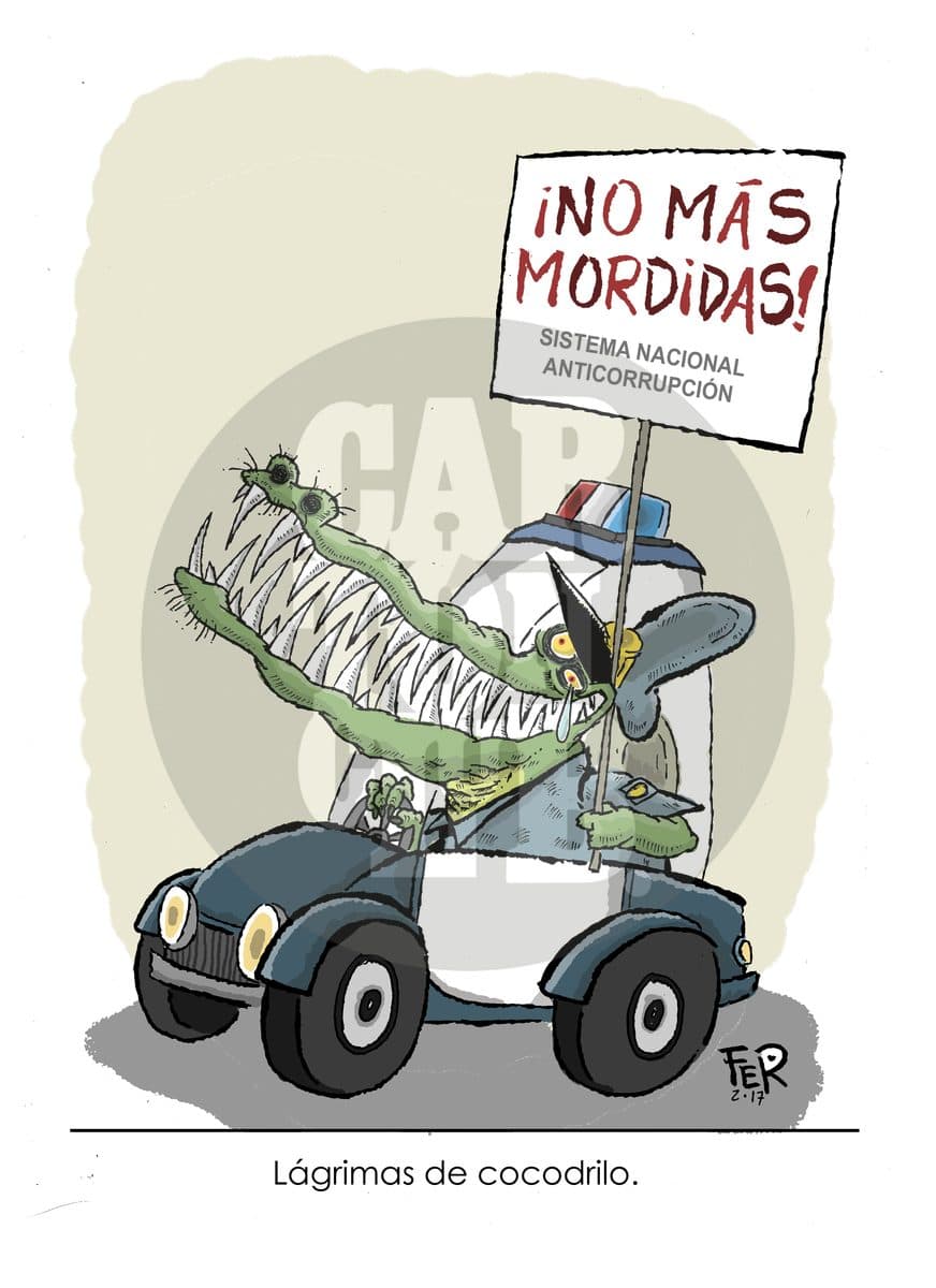 Lágrimas de cocodrilo.