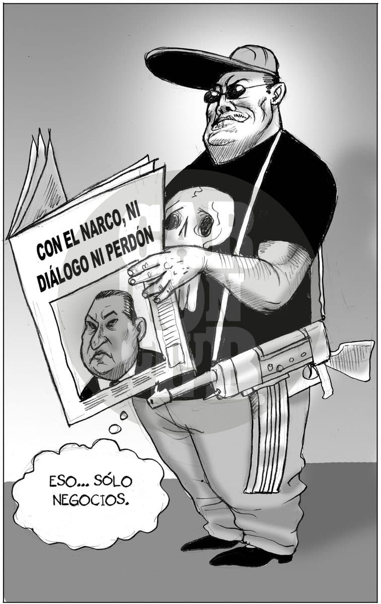 Las cosas claras, cartón de El Fisgón