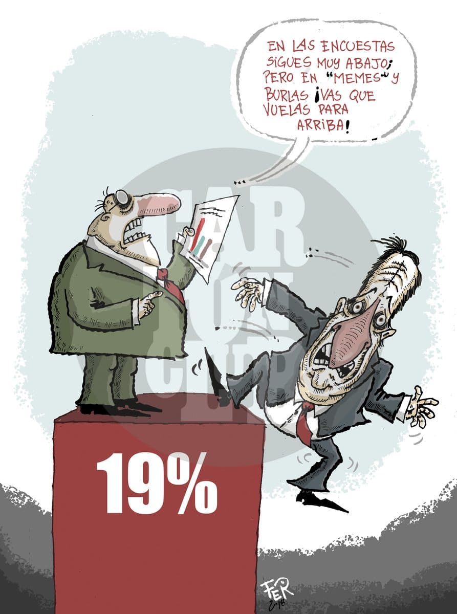 Ley de Gravedad, cartón de El Fer
