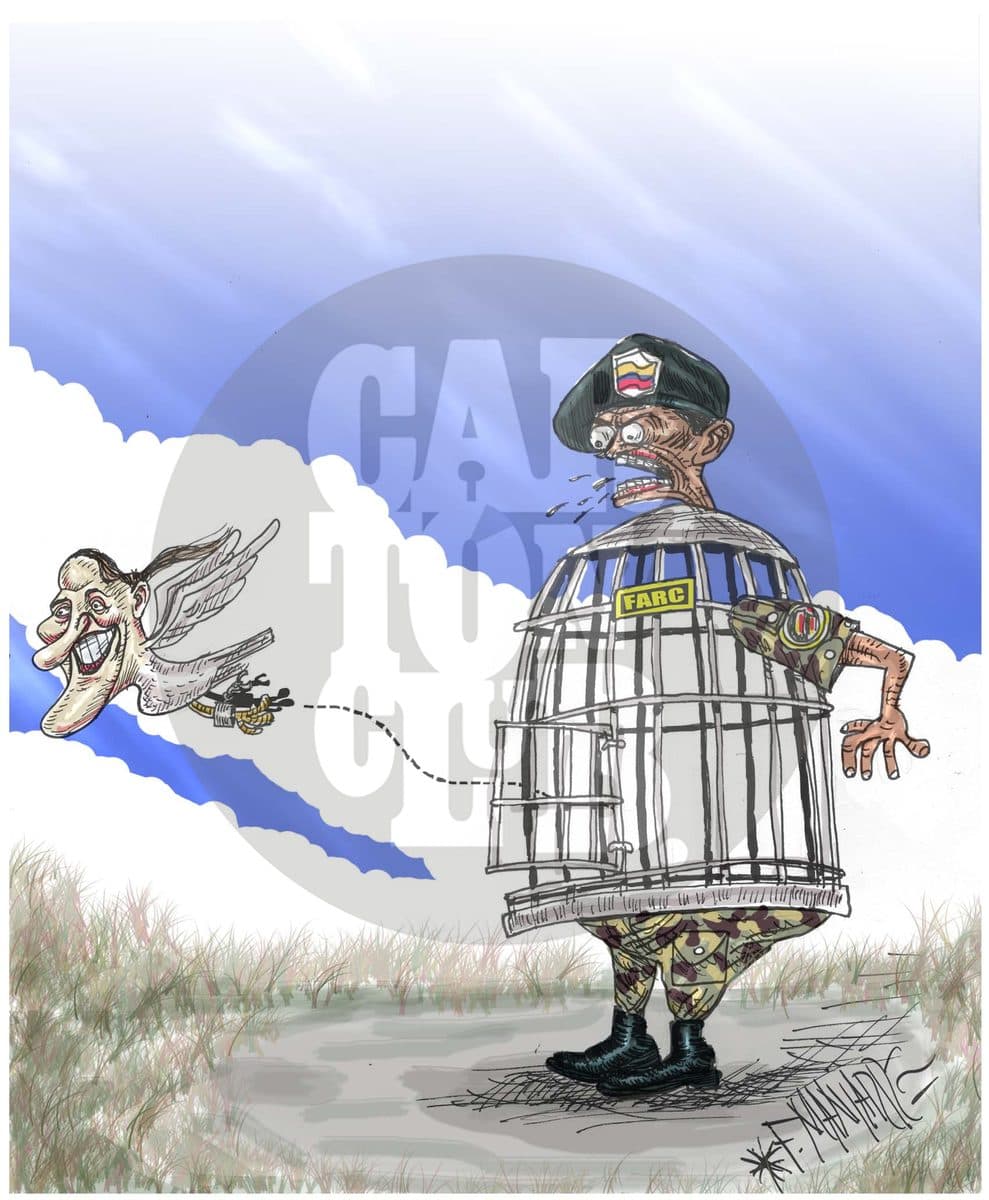 Liberación, cartón de Manjarrez