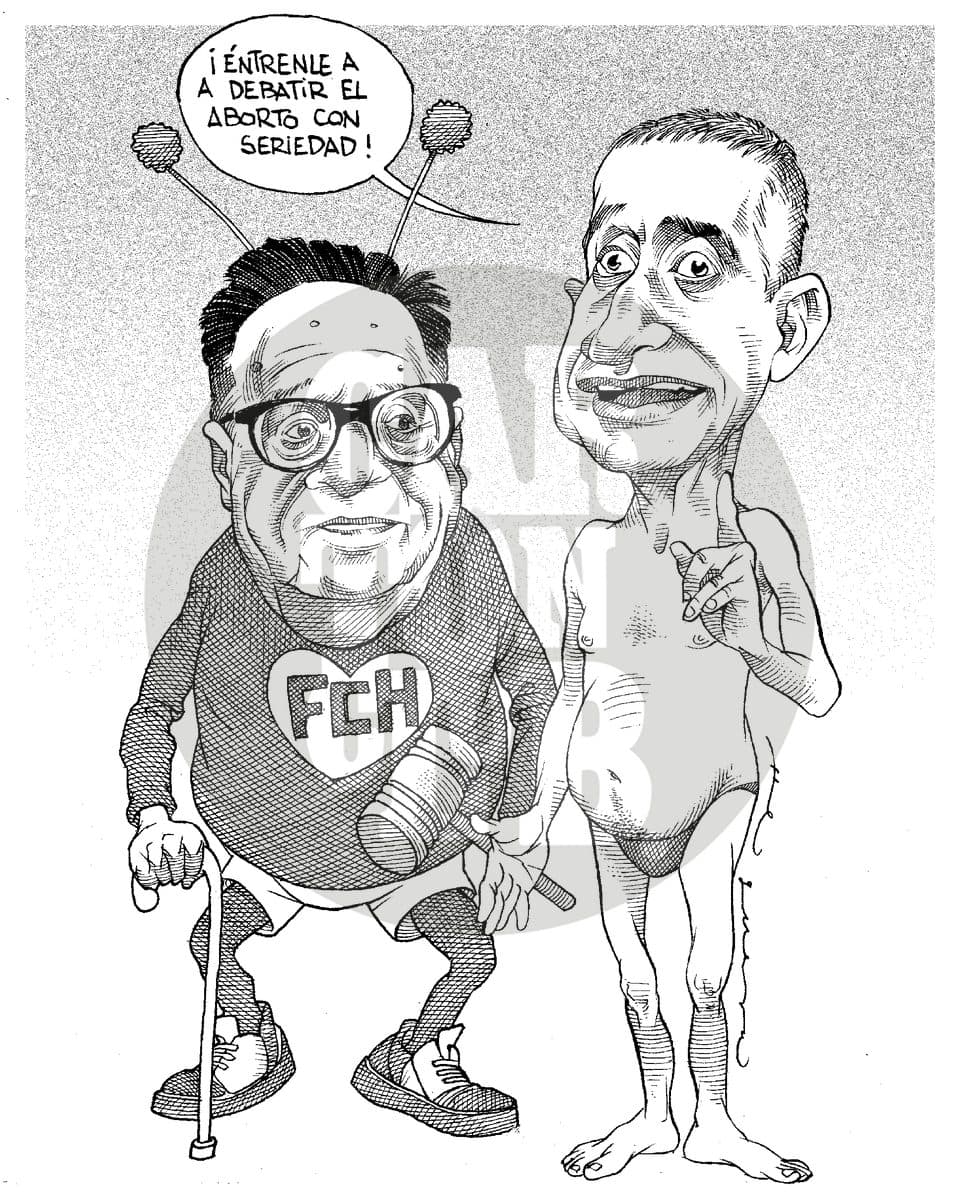 Los ideologos, cartón de Helguera
