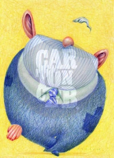 LULA DA SILVA, cartón de Turcios