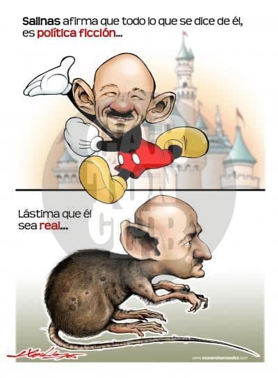 Mágico mundo de colores, cartón de Hernández
