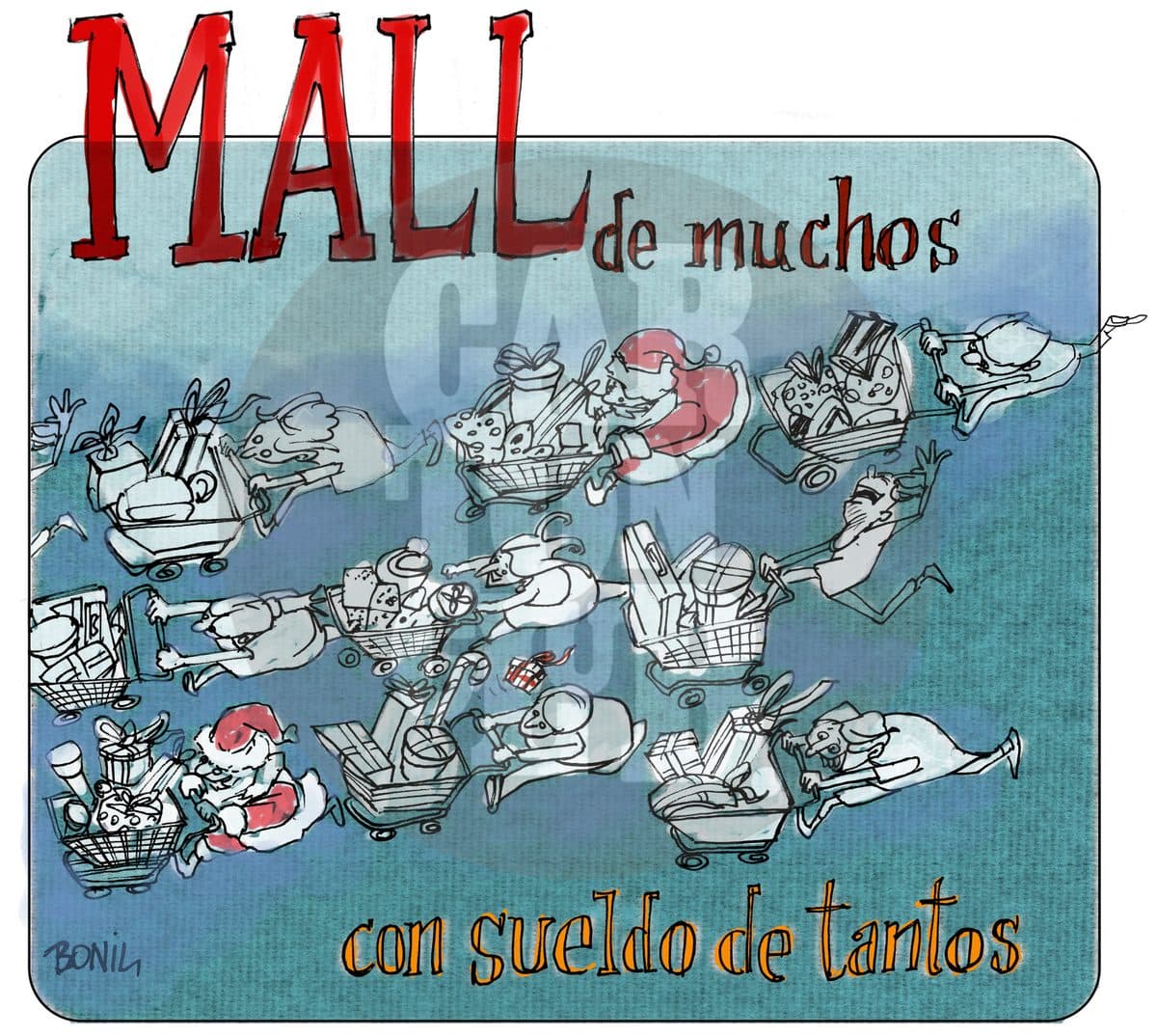 Mall de muchos
