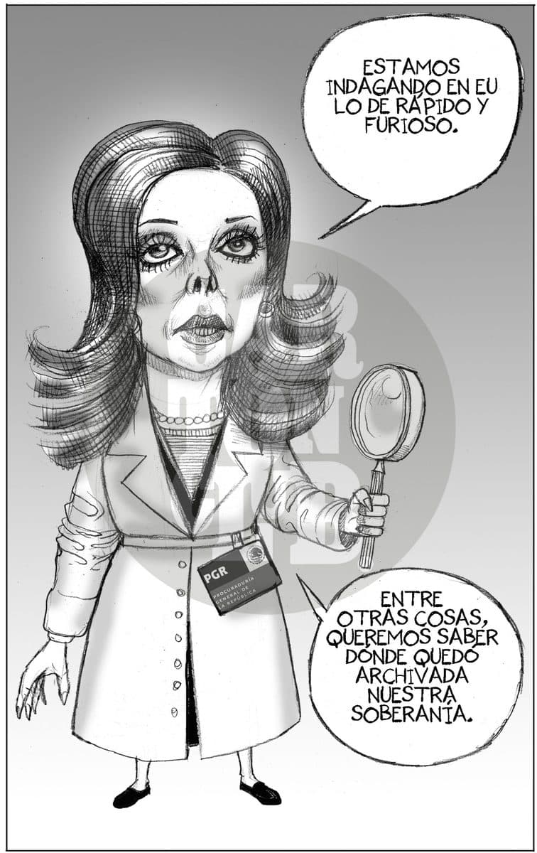 Maricela y sus morales, cartón de El Fisgón