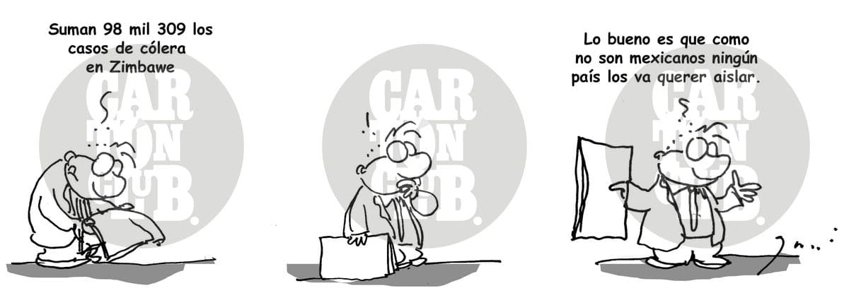 Menos mal, cartón de Garci