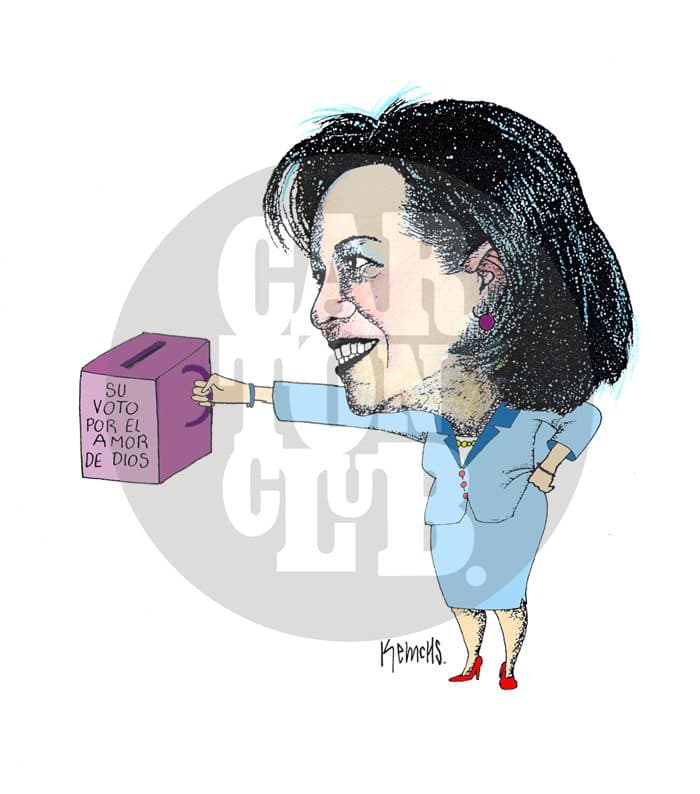 Mujer de voto.