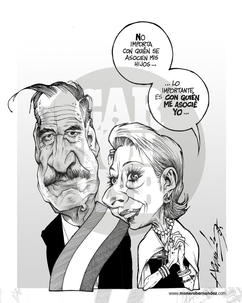 Negocios de familia, cartón de Hernández