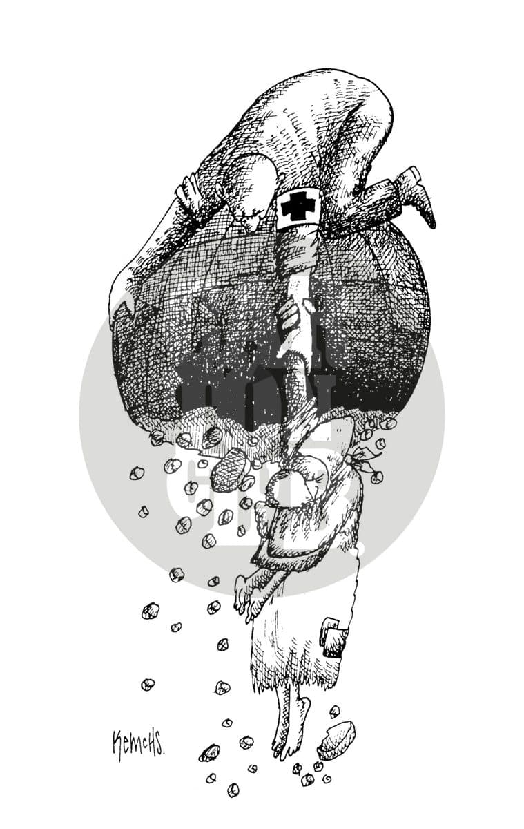 Nepal, cartón de Kemchs