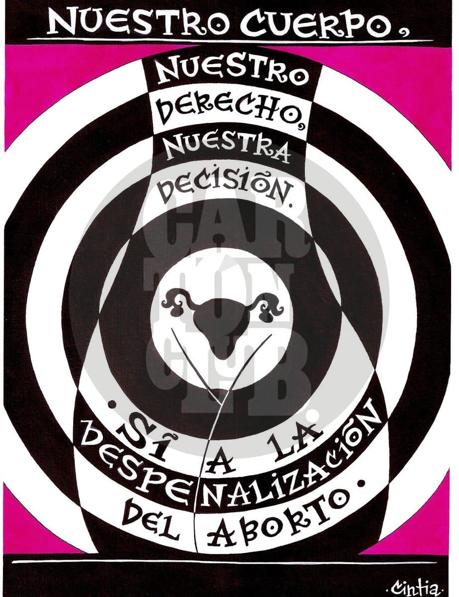 Nuestro cuerpo, cartón de Cintia Bolio