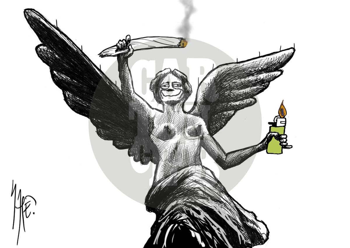 Pachequiemos juntos, cartón de Rapé