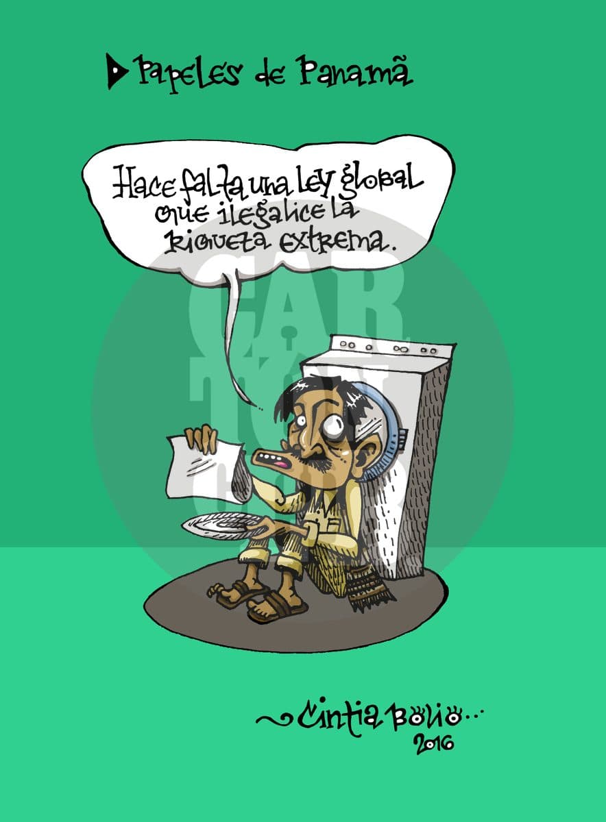 Papeles de Panamá, cartón de Cintia Bolio