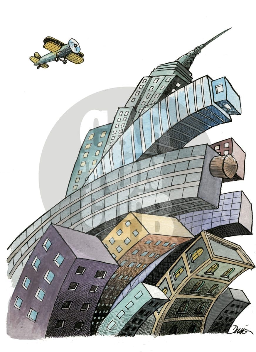 Paranoia, cartón de Darío Castillejos