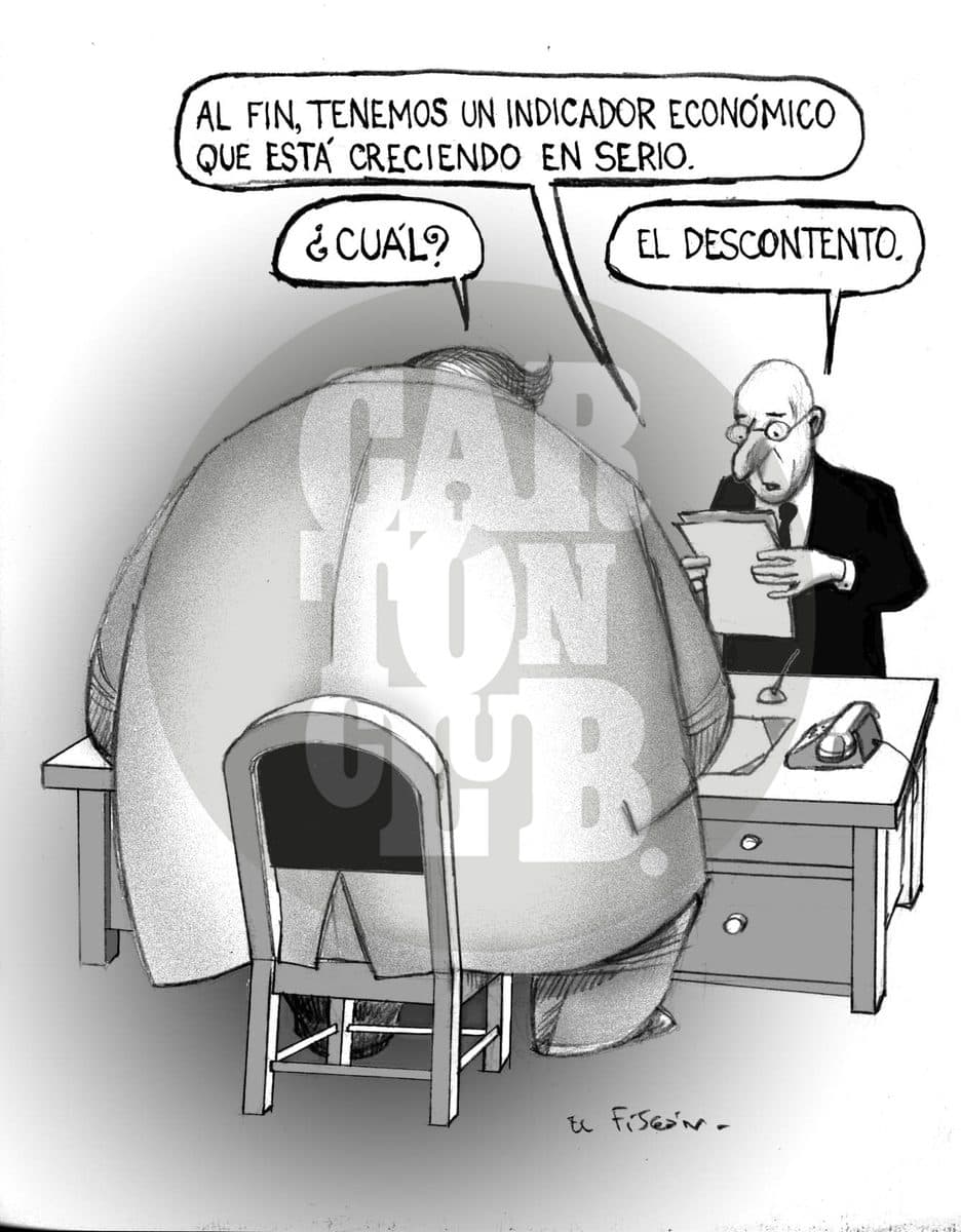 Politica neoliberal, cartón de El Fisgón