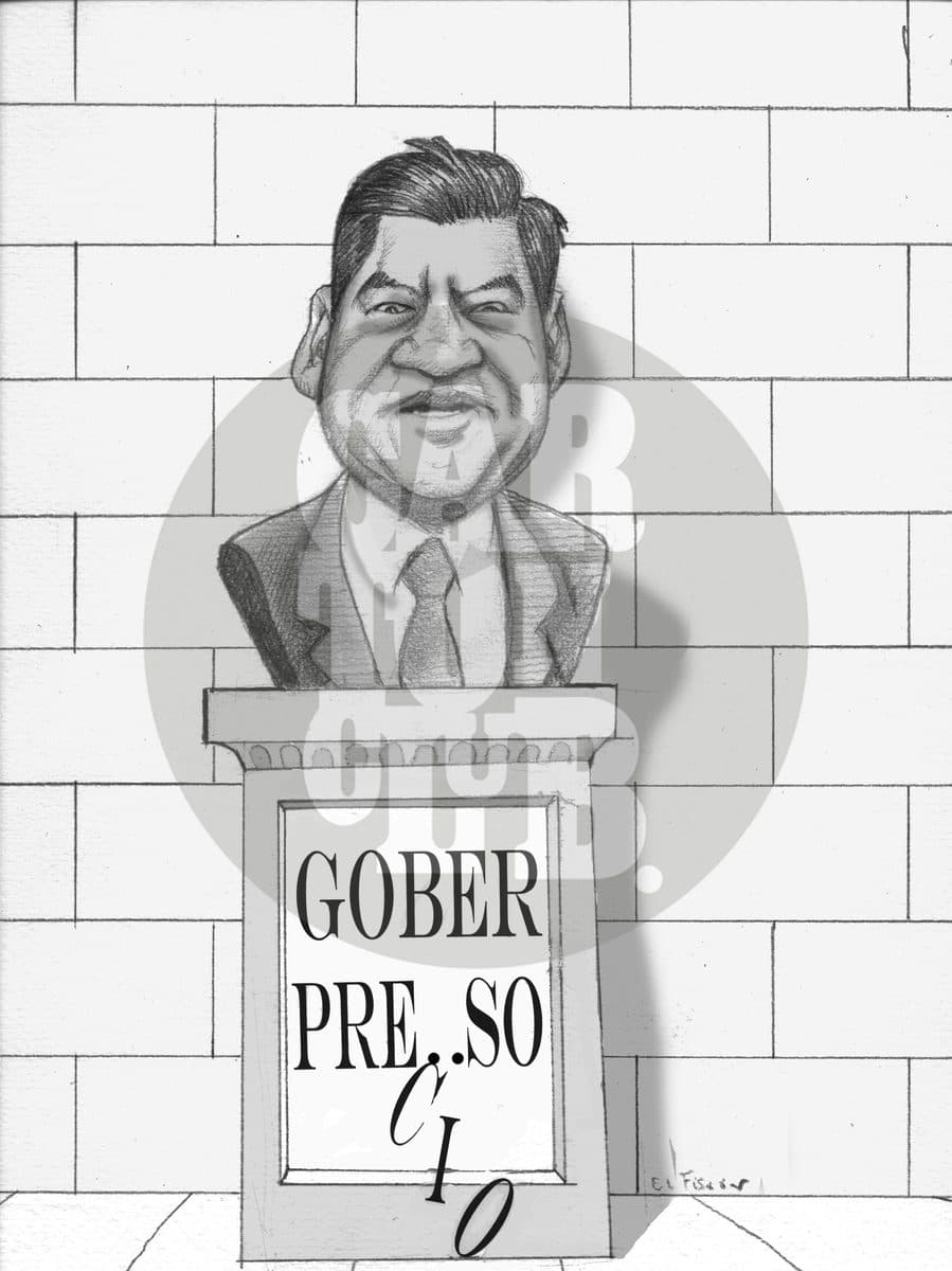 Por Dos Botellas, cartón de El Fisgón