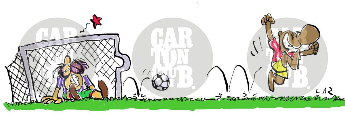 portero, cartón de Laz