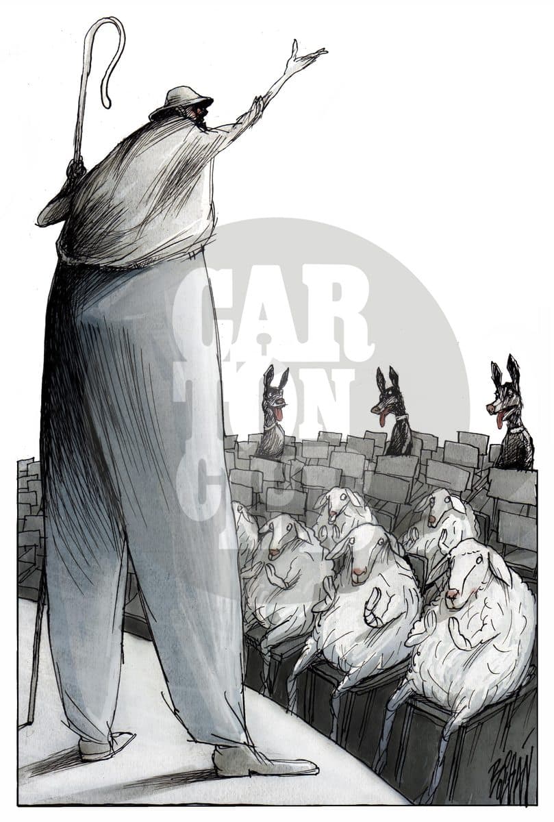 Precampañas, cartón de Ángel Boligán