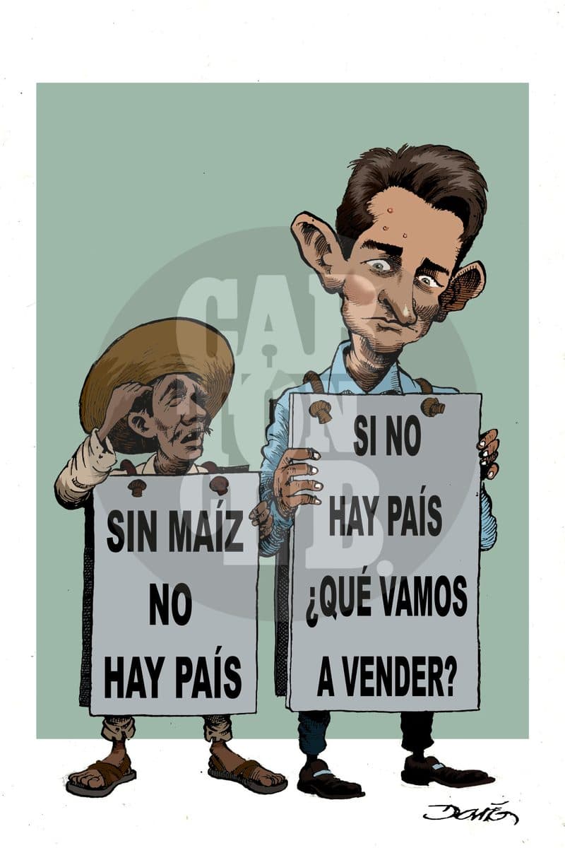 Preocupados, cartón de Darío Castillejos