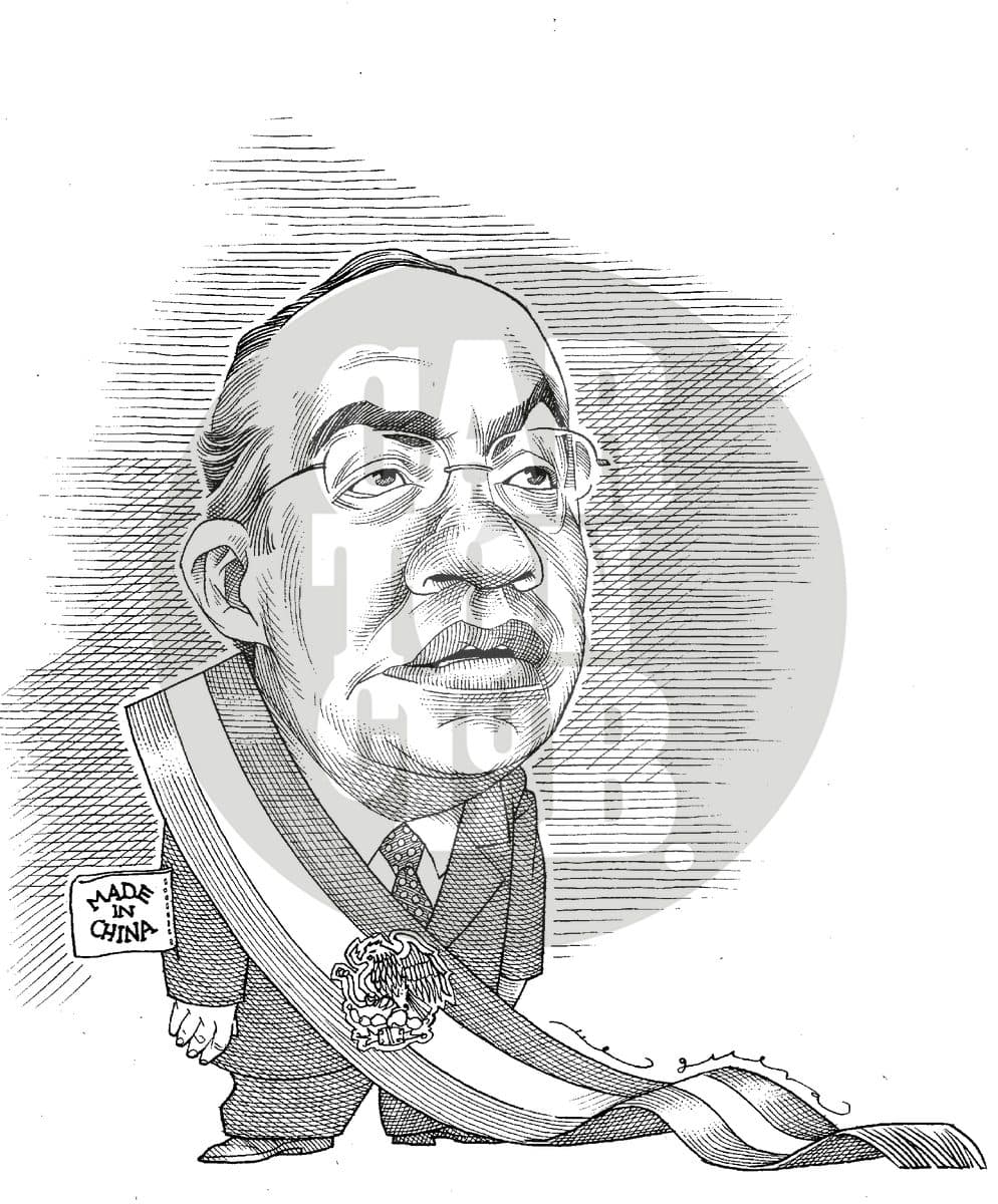 Producto pirata, cartón de Helguera