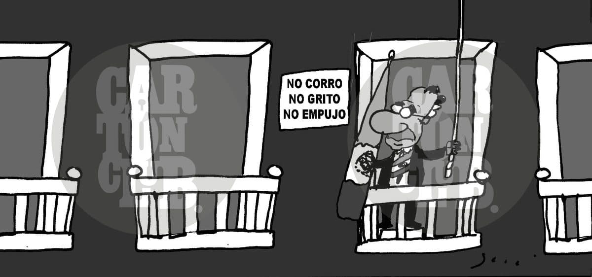 Protección Civil, cartón de Garci
