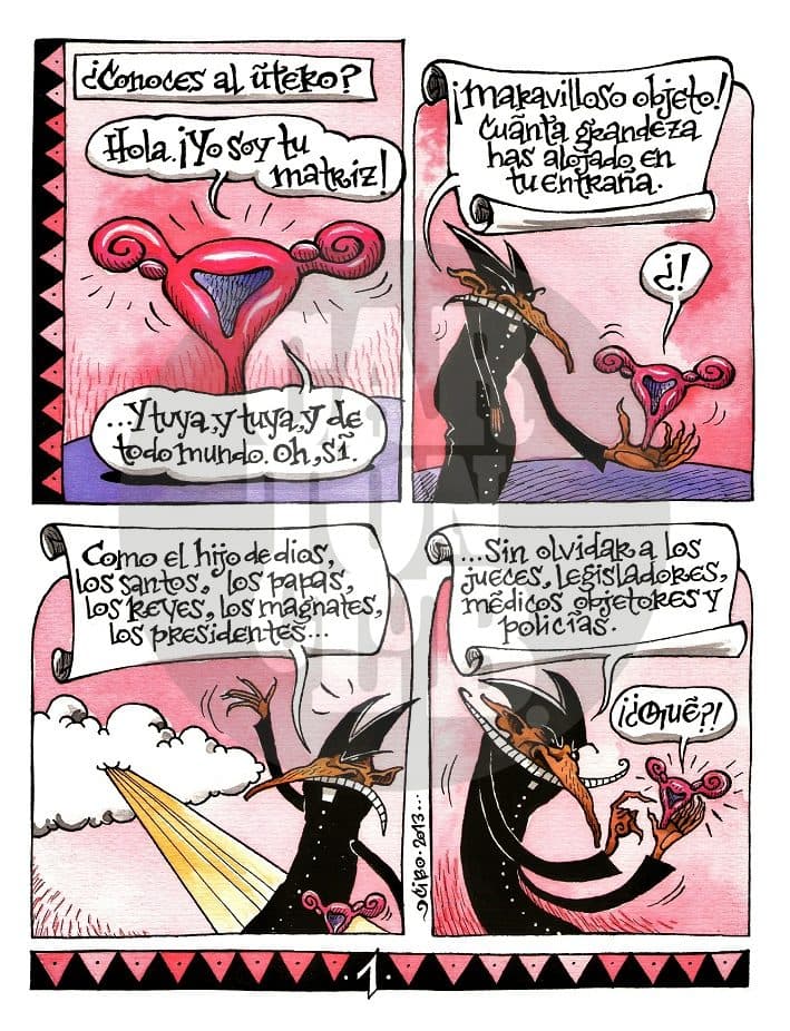 Puras Evas: Cómo ser dueña - 1 de 12, cartón de Cintia Bolio