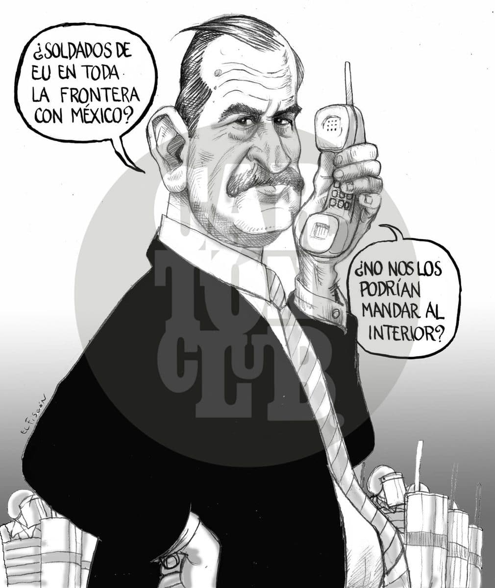 ¿Qué les cuesta?, cartón de El Fisgón