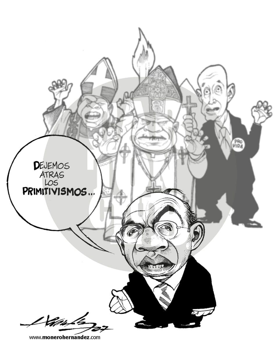 Que modernos, cartón de Hernández
