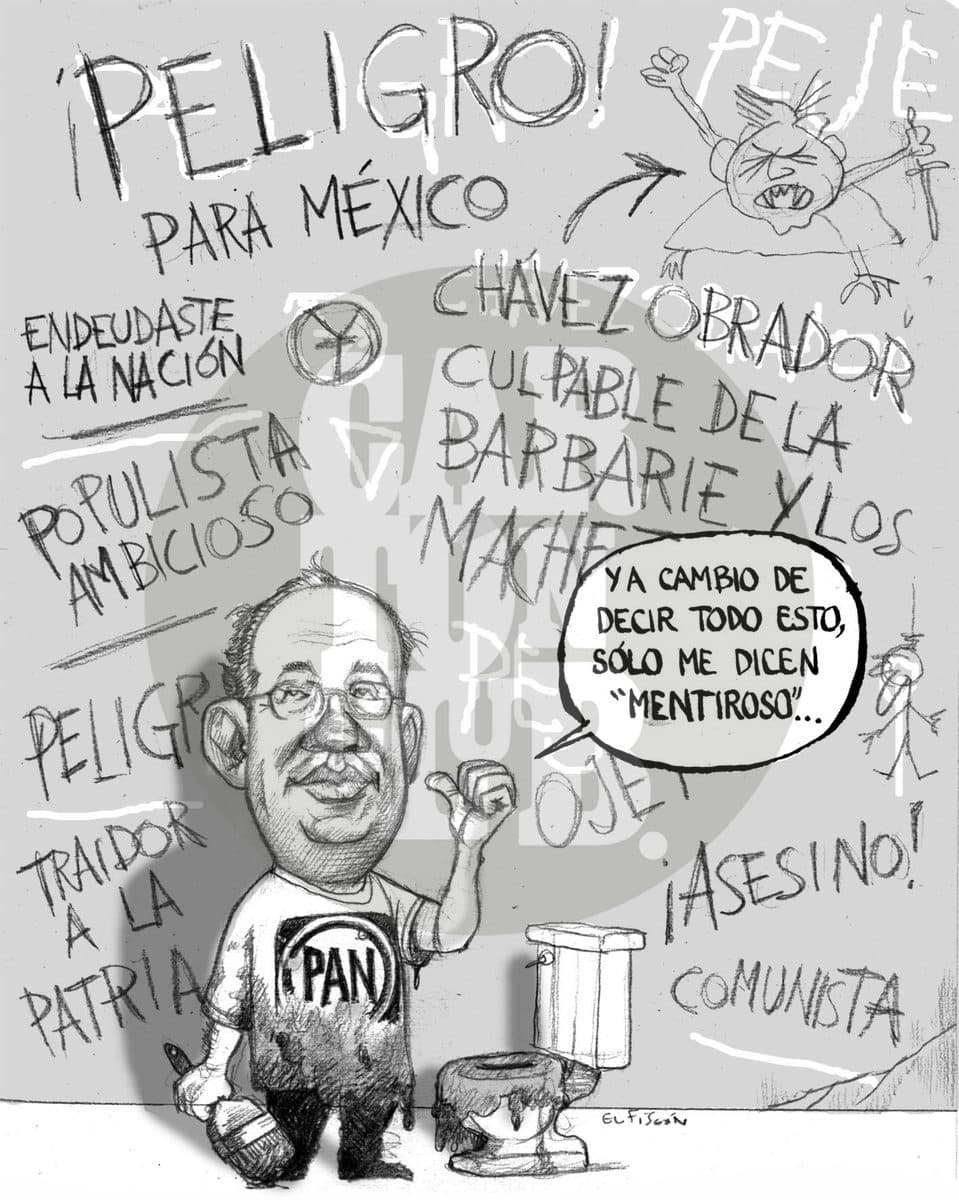 Qué padre ¿no?, cartón de El Fisgón