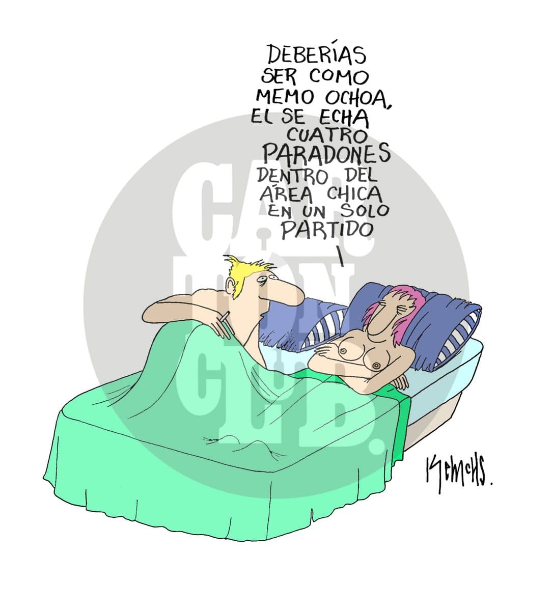 Quejumbrosa, cartón de Kemchs