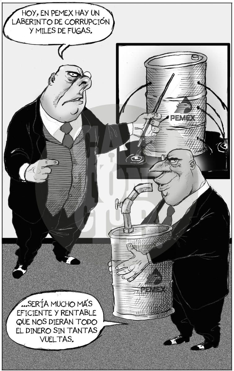 Razones de fondo, cartón de El Fisgón