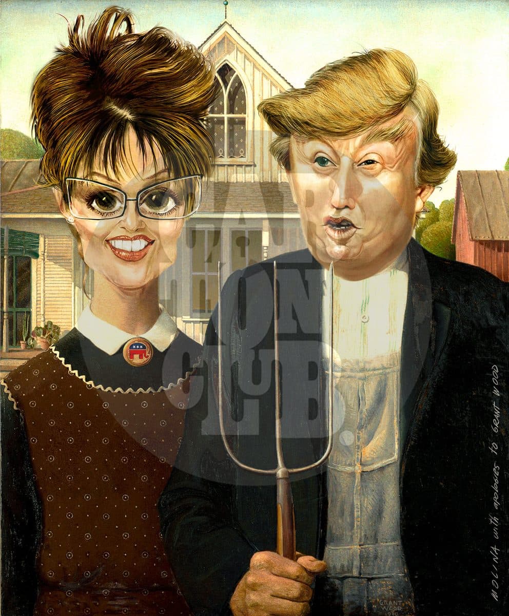 Republican gothic, cartón de PxMolina